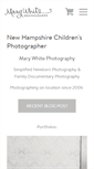 Mobile Screenshot of marywhitephotography.com
